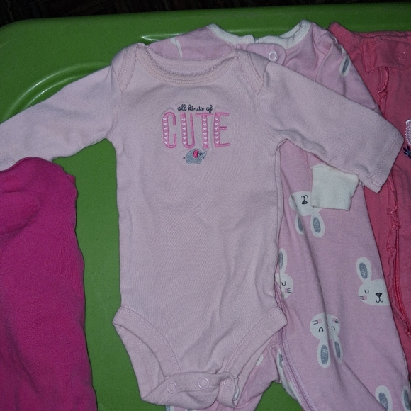 Newborn Pink Clothes Bundle - Picture 2 of 5